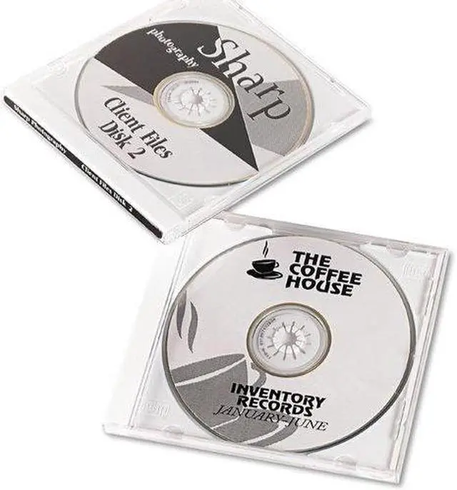Alt view image 4 of 4 - Laser CD Labels, Matte White, 50/Pack 5931