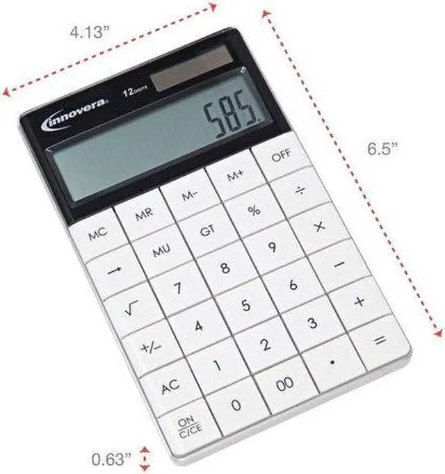 Alt view image 8 of 19 - 15973 Large Button Calculator, 12-Digit, LCD 15973