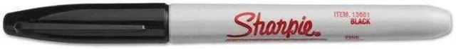 Alt view image 5 of 10 - Sharpie 2003898 Industrial Permanent Markers - Office Pack, Black