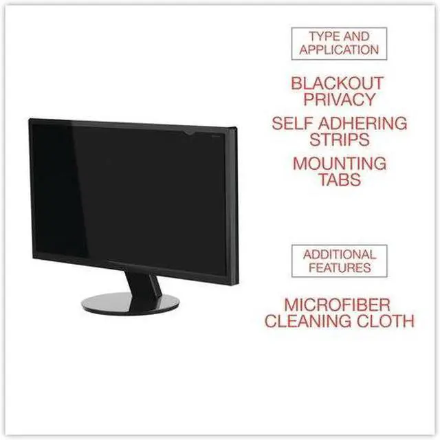 Alt view image 18 of 19 - Innovera IVRBLF195W Blackout Privacy Monitor Filter for 19.5 LCD