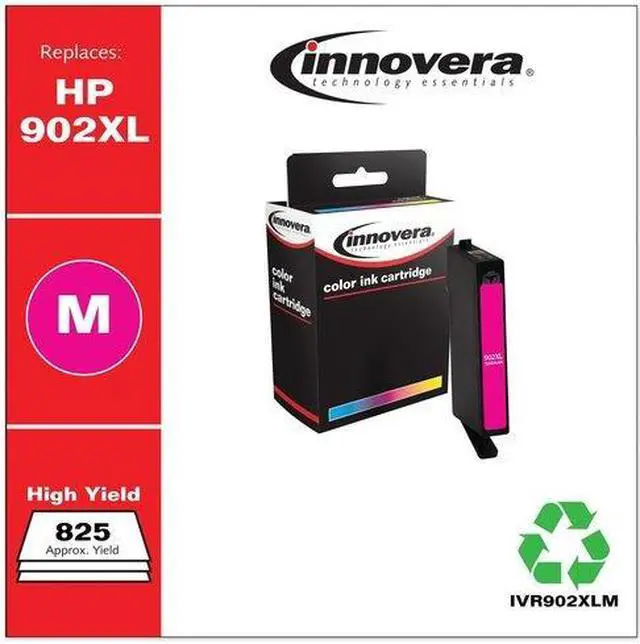 Alt view image 15 of 19 - Innovera Compatible Magenta High Yield Ink Cartridge (Alternative for HP 902XL/T6M06AN)