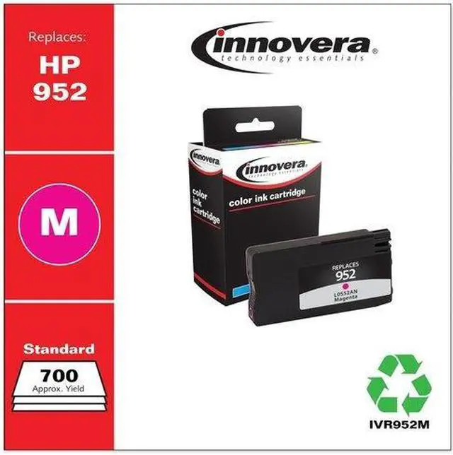 Alt view image 15 of 19 - Innovera Compatible Magenta Ink Cartridge Replacement for HP 952 L0S52AN
