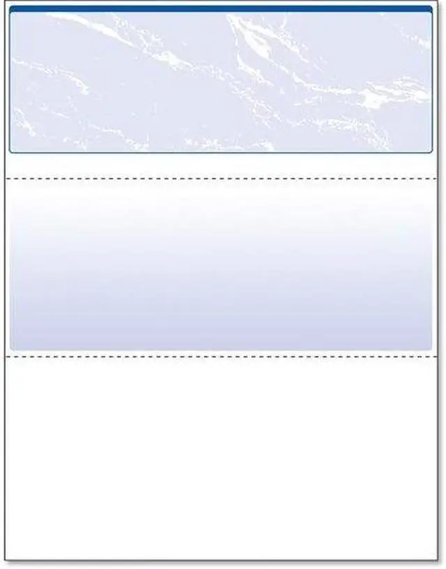 Alt view image 3 of 8 - Docugard Standard Security Check Blue Marble Top 24 lb Letter 500/Ream 04501