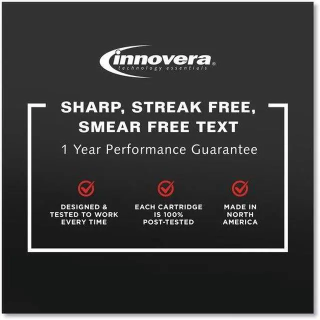Alt view image 17 of 19 - Innovera Compatible Black High Yield Ink Cartridge Replacement for HP 952XL F6U19AN