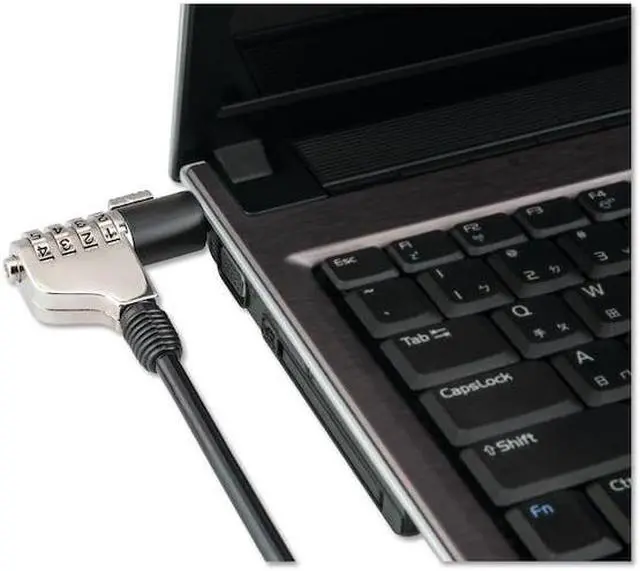 Alt view image 14 of 14 - Innovera Combination Laptop Lock 6 ft Steel Cable 64673