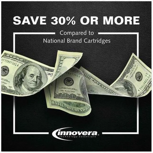 Alt view image 17 of 20 - Innovera Compatible Black High Yield Ink Cartridge (Alternative for HP 902XL/T6M14AN)