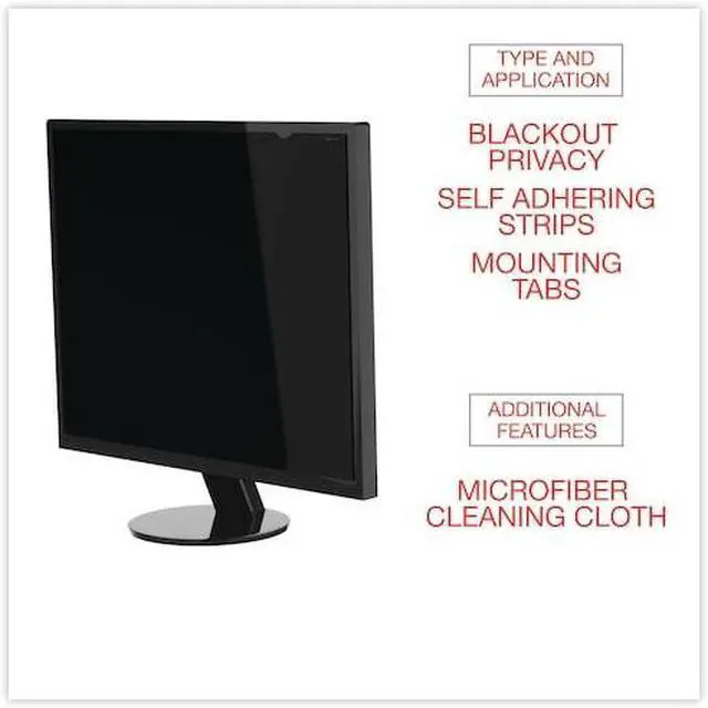 Alt view image 16 of 16 - Innovera Blackout Privacy Filter for 19" LCD BLF190