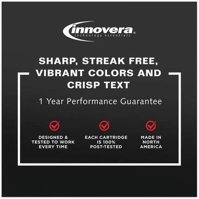 Alt view image 18 of 20 - Innovera Compatible Cyan High Yield Ink Cartridge (Alternative for HP 902XL/T6M02AN)