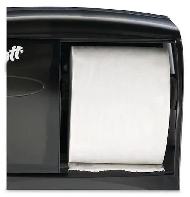 Alt view image 19 of 20 - Scott® Essential Single Roll Toilet Paper Dispenser 09604