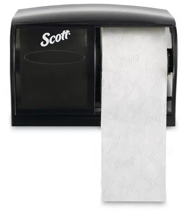 Alt view image 20 of 20 - Scott® Essential Single Roll Toilet Paper Dispenser 09604