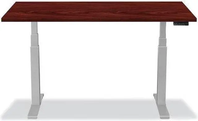 Alt view image 14 of 14 - Fellowes Levado Laminate Table Top (Top Only) 48w x 24d Mahogany 9650401