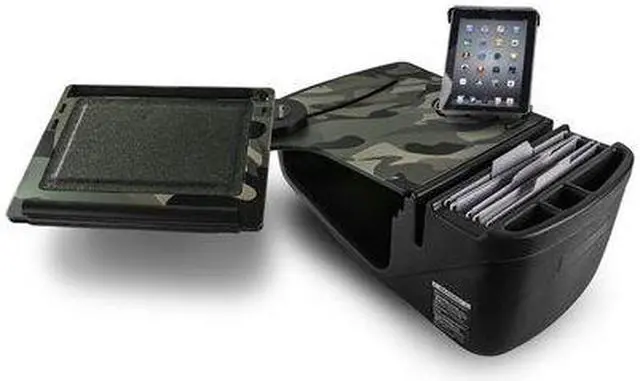 Alt view image 3 of 4 - AutoExec AUE16073 Reach Front Seat Car Desk Green Camouflage Finish with Tablet Mount
ReachDesk-01 FS Tablet GC