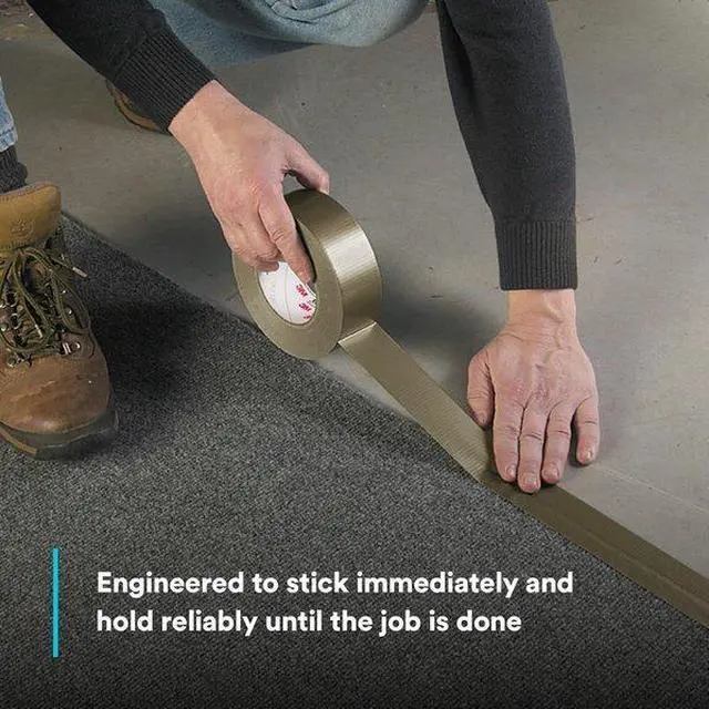 Alt view image 4 of 7 - 3M 6969 Duct Tape,2 In x 60 yd,10.5 mil,Olive