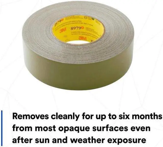 Alt view image 5 of 7 - 3M 8979N Duct Tape,2 In x 60 yd,12.6 mil,Olive