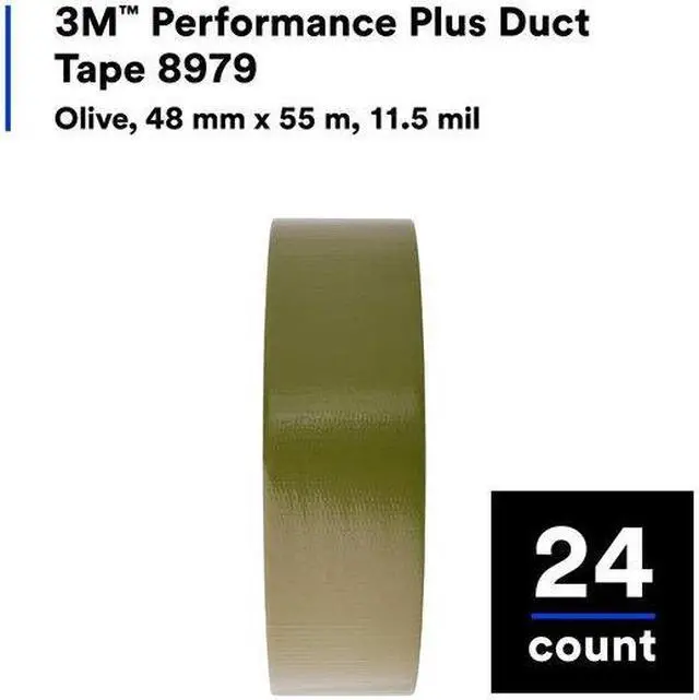 Alt view image 6 of 7 - 3M 8979N Duct Tape,2 In x 60 yd,12.6 mil,Olive