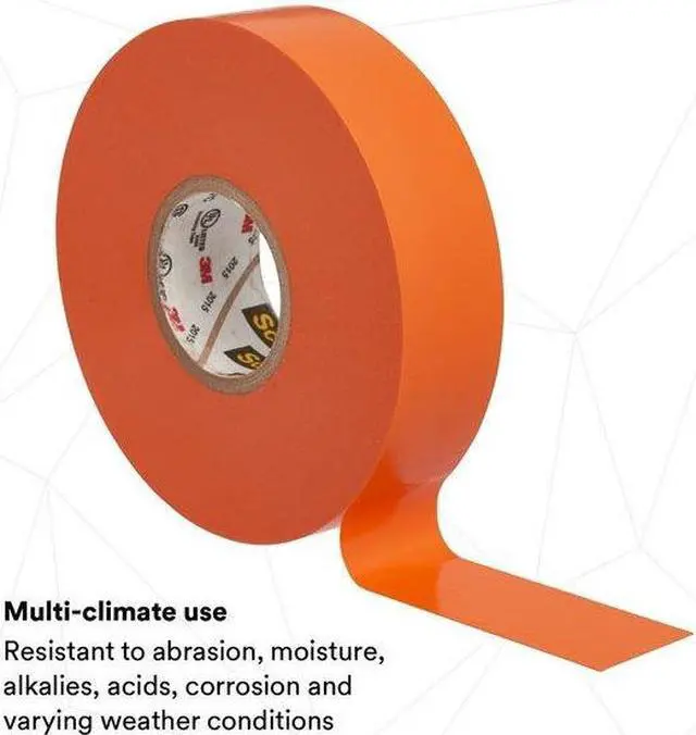 Alt view image 5 of 8 - Scotch Electrical Tape   35 3/4X66 ORNGE