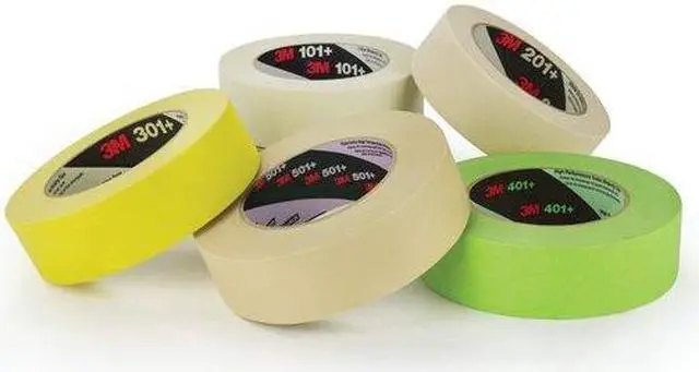 Alt view image 6 of 7 - 3M 501+ Masking Tape,Tan,1-7/8 in. x 60 yd,PK24