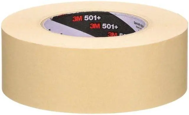 Alt view image 7 of 7 - 3M 501+ Masking Tape,Tan,1-7/8 in. x 60 yd,PK24