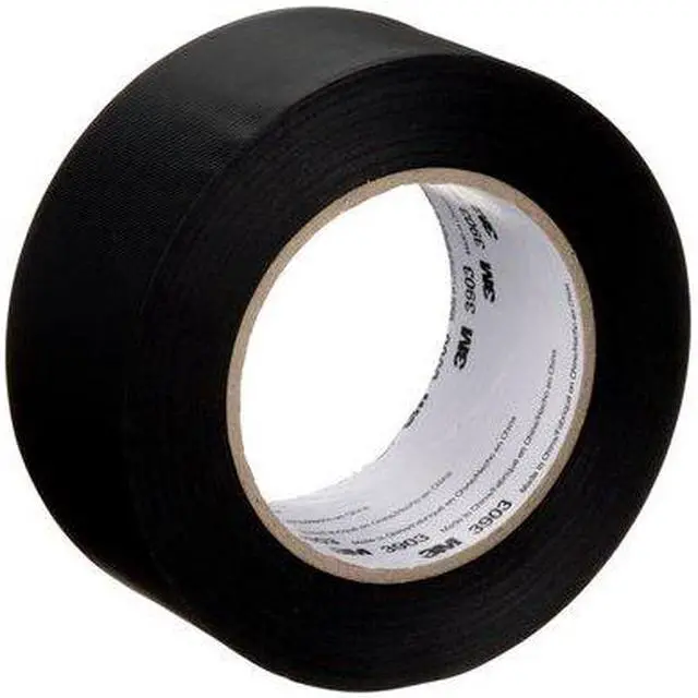 Alt view image 2 of 9 - ProTapes Cable Path Cured Rubber Resin Zone Coated Gaffers Tape, 12.5 mil Thick, 30 yds Length, 4 Width, Black Pack of 1