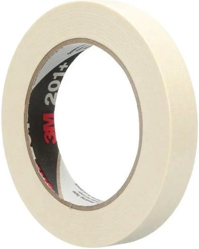 Alt view image 4 of 7 - 3M TAPES Masking Tape, General Use, 201 , 7 In. W x 60 yd., Tan  1028588