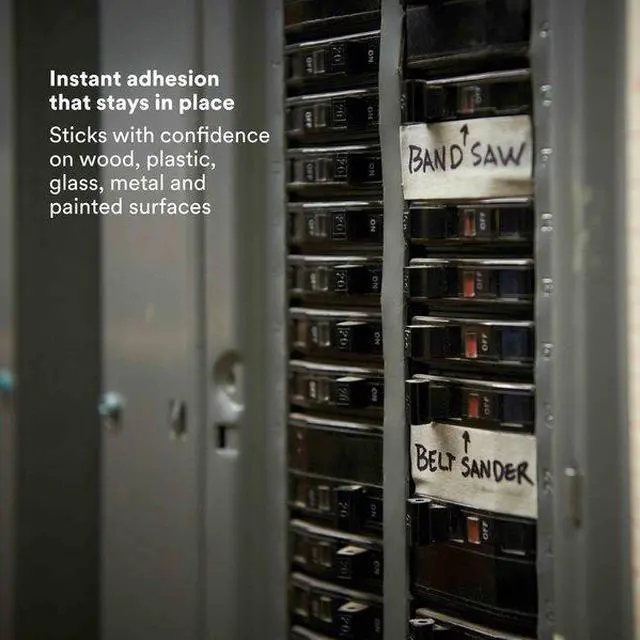 Alt view image 5 of 7 - 3M TAPES Masking Tape, General Use, 201 , 7 In. W x 60 yd., Tan  1028588