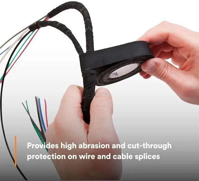Alt view image 7 of 8 - 3M 1755-1-1/2 x 82-1/2 ft ElectricalTape,Blk,27-1/2ydL,PK30