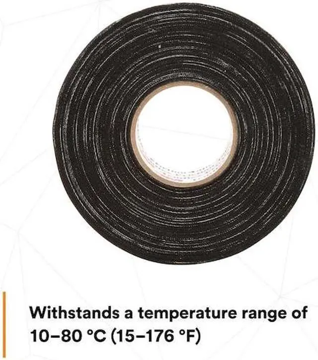 Alt view image 8 of 8 - 3M 1755-1-1/2 x 82-1/2 ft ElectricalTape,Blk,27-1/2ydL,PK30