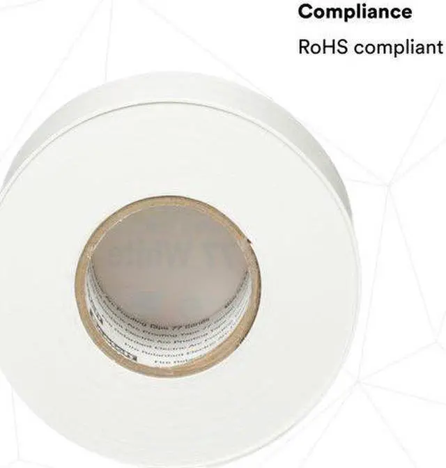 Alt view image 7 of 8 - 3M 77WHITE-1-1/2X20FT Electrical Arc Proofing Tape, 1-1/2" x 20 ft.