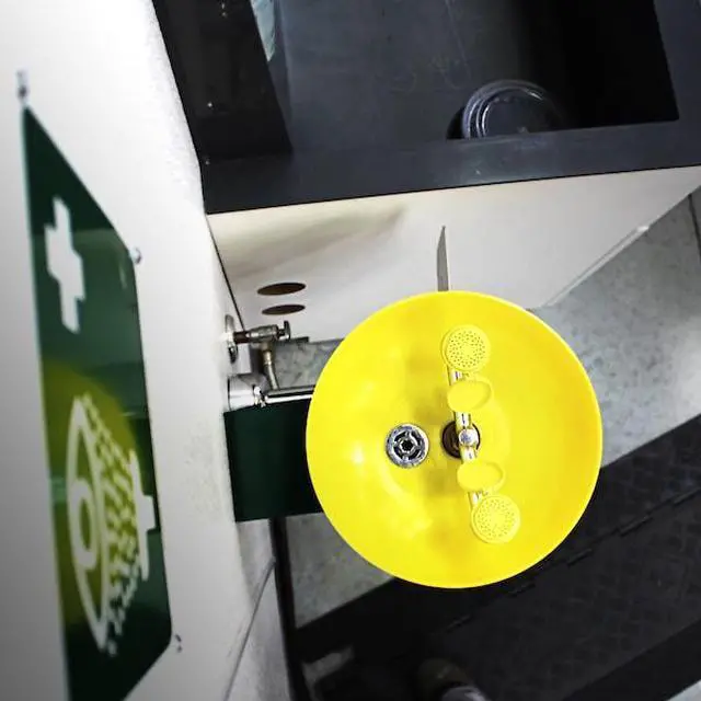 Alt view image 2 of 2 - SPEAKMAN SE-495-STW Wall Mounted Eye/Face Wash W/ Plastic Bowl & Thermostatic