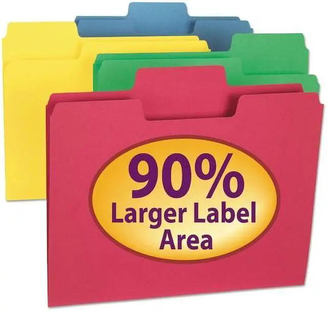 Alt view image 13 of 17 - Smead SuperTab File Folder Oversized 1/3-Cut 11956