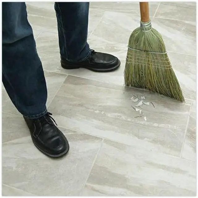 Alt view image 10 of 10 - Boardwalk Warehouse Broom Yucca/Corn Fiber Bristles 42" Wood Handle Natural