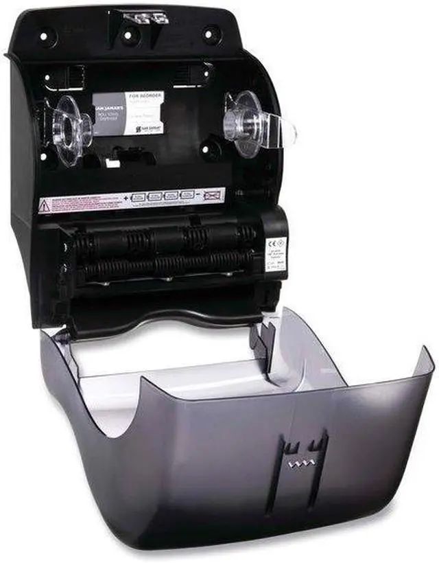 Alt view image 9 of 12 - Tear-N-Dry Essence Touchless Towel Dispenser, 11.75x9 1/8x14 7/16, Bla
