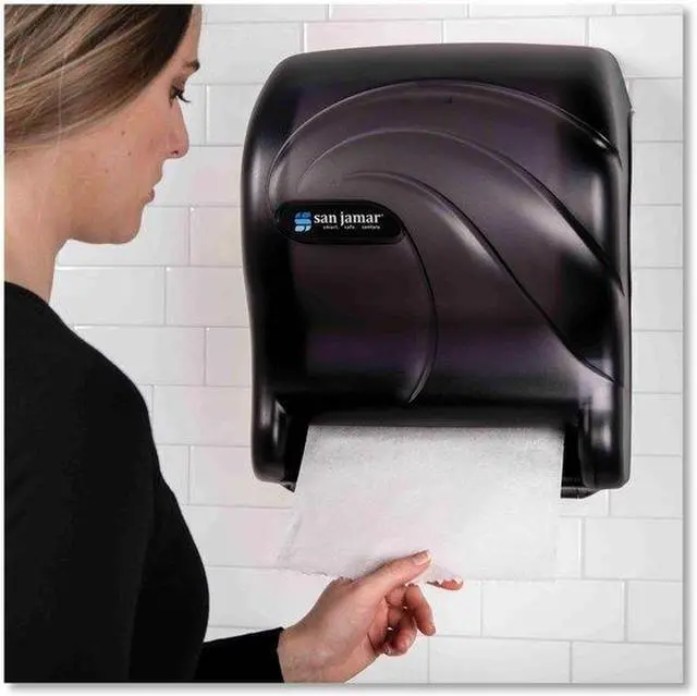 Alt view image 10 of 12 - Tear-N-Dry Essence Touchless Towel Dispenser, 11.75x9 1/8x14 7/16, Bla