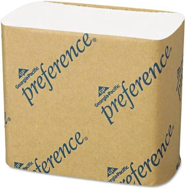 Alt view image 2 of 4 - GEORGIA PACIFIC PROFESSIONAL 10101 Preference(R) Single Fold Toilet Paper, 1