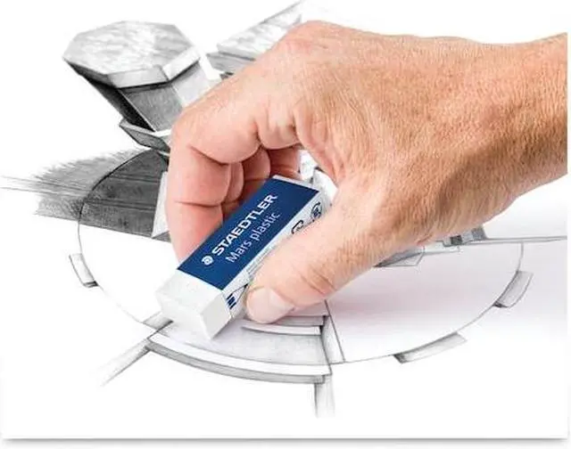 Alt view image 17 of 17 - Staedtler Eraser,Eraser White,Wh 52650