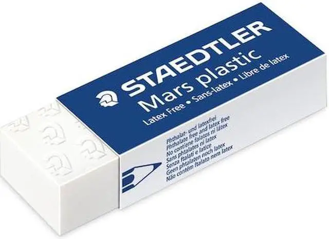 Alt view image 15 of 17 - Staedtler Eraser,Eraser White,Wh 52650