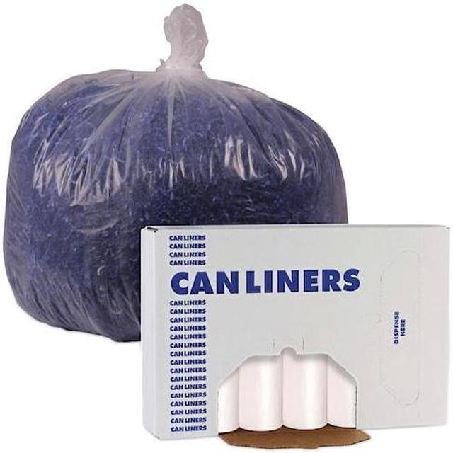 Alt view image 12 of 13 - Boardwalk High-Density Can Liner 43x47 56gal 19mic Equiv. Natural 25 Bag/RL 6 RL