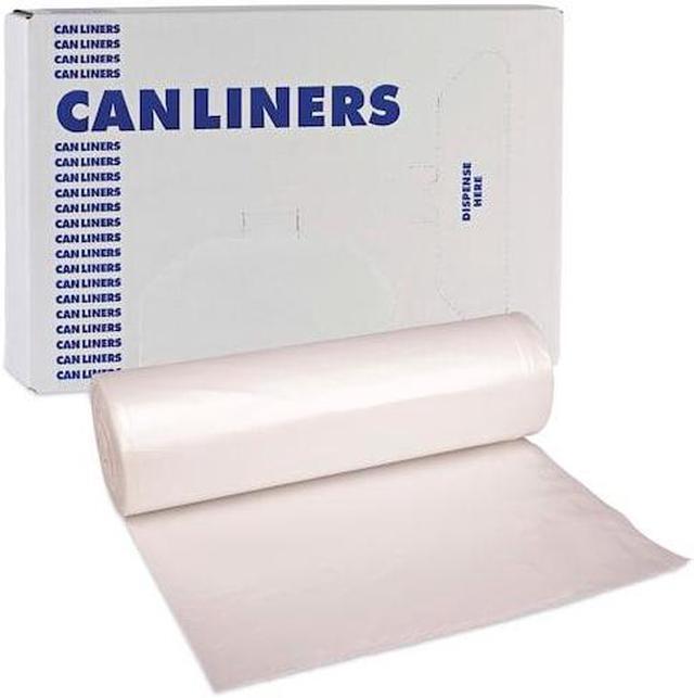 Alt view image 13 of 13 - Boardwalk High-Density Can Liner 43x47 56gal 19mic Equiv. Natural 25 Bag/RL 6 RL
