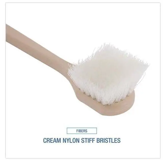 Alt view image 11 of 17 - Boardwalk Utility Brush Nylon Fill 20" Long Tan Handle 4420