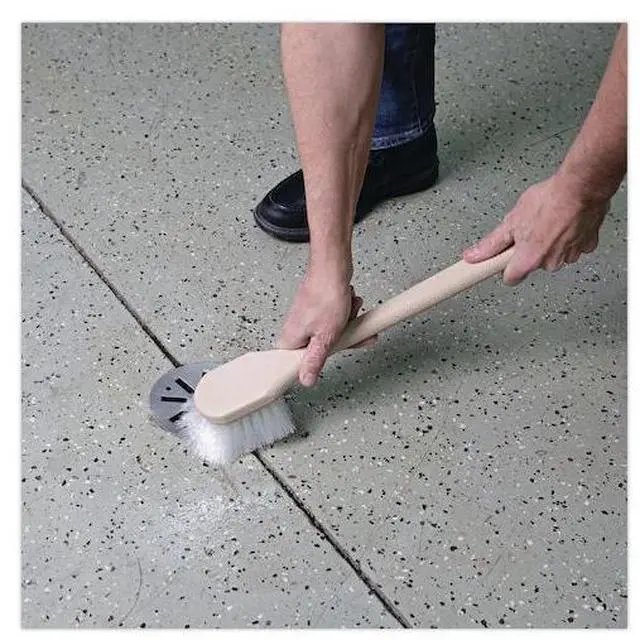 Alt view image 12 of 17 - Boardwalk Utility Brush Nylon Fill 20" Long Tan Handle 4420