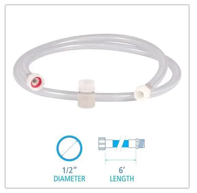 Alt view image 9 of 14 - PDC Hose Kit, 1/2" Hose Diameter, 6 ft, Clear/Green 710050KT