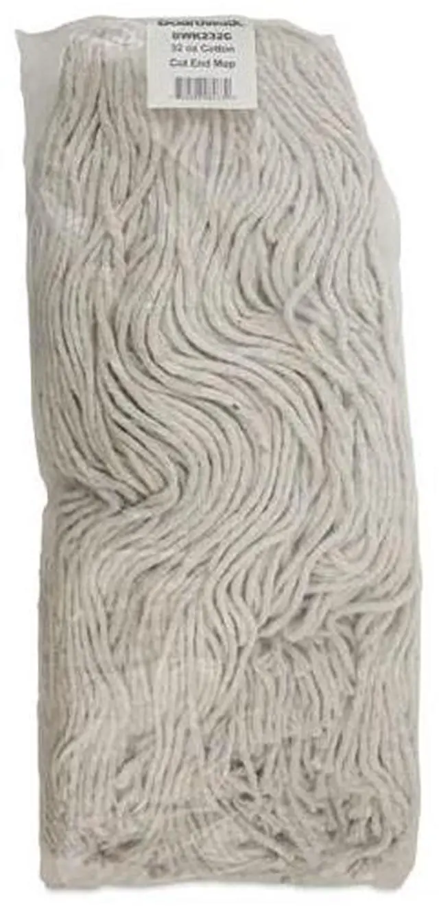Alt view image 10 of 14 - Boardwalk Mop Head Premium Standard Head Cotton Fiber 32oz White 12/Carton 232C