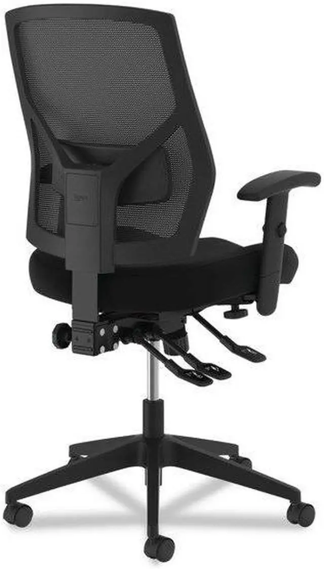 Alt view image 18 of 19 - HON Crio High-Back Task Chair -Mesh Back Computer Chair with Asynchronous Control for Office Desk, Black (HVL582)