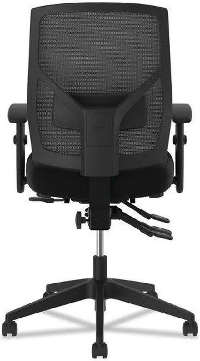 Alt view image 19 of 19 - HON Crio High-Back Task Chair -Mesh Back Computer Chair with Asynchronous Control for Office Desk, Black (HVL582)