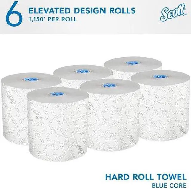 Alt view image 4 of 15 - Kimberly-Clark MOD Hard Roll Towels 1150ft 6RL/CT Blue/White 25702