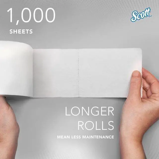 Alt view image 8 of 8 - Scott Toilet Paper, 1000 Coreless, PK36   04007