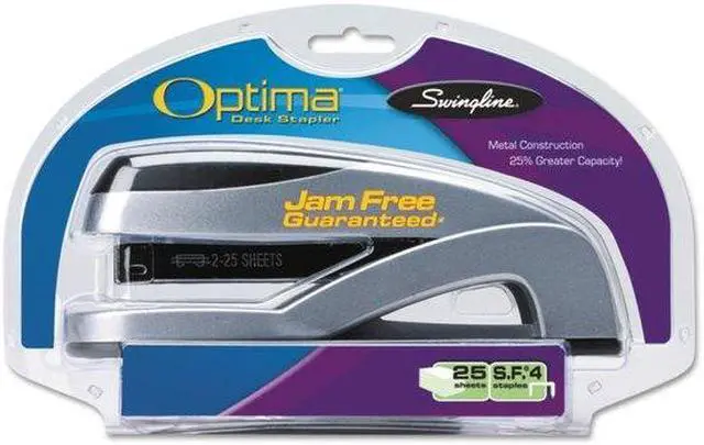 Alt view image 7 of 7 - Swingline Desktop Stapler 210 Cap. 35450 Staples 2-25 Sht SLVR 87801