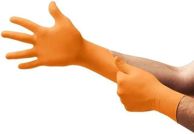 Alt view image 2 of 4 - ANSELL N483 N48, Disposable Gloves, 5.00 to 5.99 mil Palm, Nitrile,