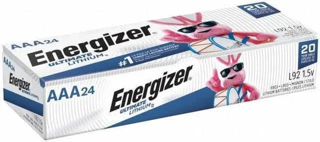 Alt view image 3 of 6 - ENERGIZER L92 Ultimate Lithium AAA Lithium Battery, 24 PK, 1.5VDC