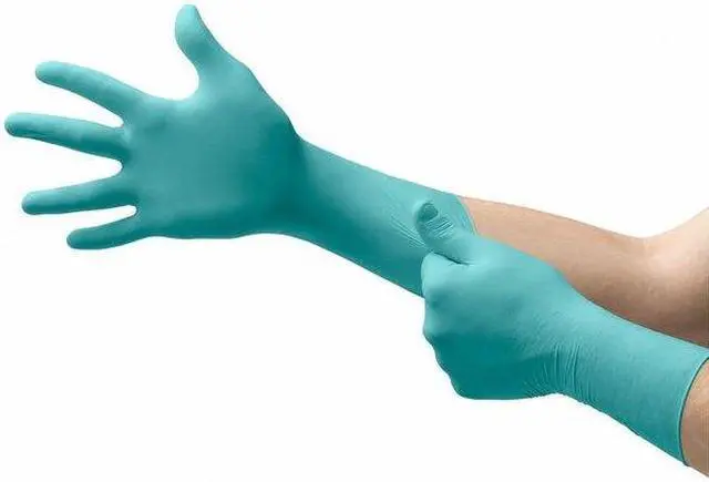 Alt view image 4 of 8 - ANSELL N893 Microflex Disposable Nitrile Gloves, Exam Grade, Fully Textured,